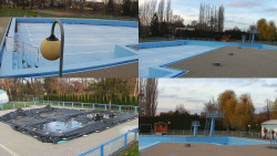 Areál koupaliště Hulín - sdružené snímky