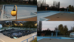 Areál koupaliště Hulín - sdružené snímky