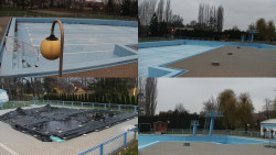 Areál koupaliště Hulín - sdružené snímky