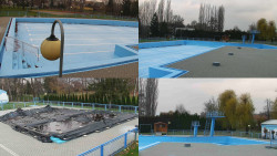 Areál koupaliště Hulín - sdružené snímky