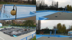 Areál koupaliště Hulín - sdružené snímky