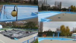 Areál koupaliště Hulín - sdružené snímky