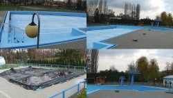 Areál koupaliště Hulín - sdružené snímky