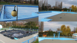 Areál koupaliště Hulín - sdružené snímky