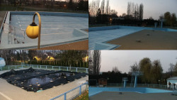 Areál koupaliště Hulín - sdružené snímky