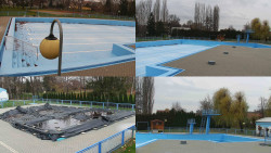 Areál koupaliště Hulín - sdružené snímky