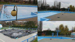 Areál koupaliště Hulín - sdružené snímky