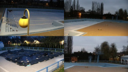 Areál koupaliště Hulín - sdružené snímky