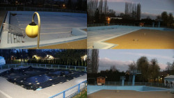 Areál koupaliště Hulín - sdružené snímky