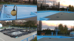 Areál koupaliště Hulín - sdružené snímky