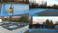 Areál koupaliště Hulín - sdružené snímky