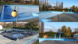 Areál koupaliště Hulín - sdružené snímky