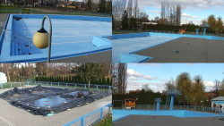 Areál koupaliště Hulín - sdružené snímky