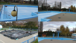 Areál koupaliště Hulín - sdružené snímky