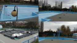 Areál koupaliště Hulín - sdružené snímky