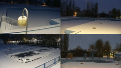 Areál koupaliště Hulín - sdružené snímky