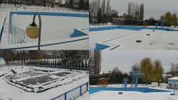 Areál koupaliště Hulín - sdružené snímky