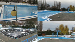 Areál koupaliště Hulín - sdružené snímky