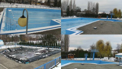 Areál koupaliště Hulín - sdružené snímky