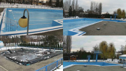 Areál koupaliště Hulín - sdružené snímky