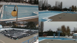 Areál koupaliště Hulín - sdružené snímky