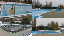 Areál koupaliště Hulín - sdružené snímky