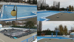 Areál koupaliště Hulín - sdružené snímky