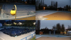 Areál koupaliště Hulín - sdružené snímky