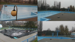 Areál koupaliště Hulín - sdružené snímky