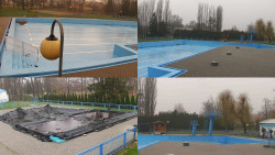 Areál koupaliště Hulín - sdružené snímky