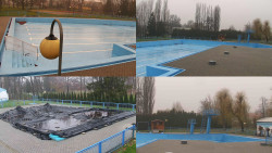 Areál koupaliště Hulín - sdružené snímky