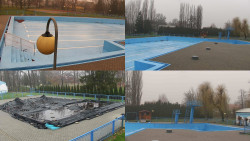 Areál koupaliště Hulín - sdružené snímky