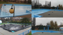 Areál koupaliště Hulín - sdružené snímky