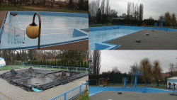 Areál koupaliště Hulín - sdružené snímky