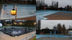 Areál koupaliště Hulín - sdružené snímky