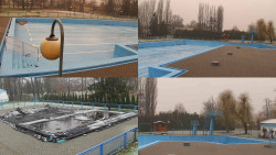 Areál koupaliště Hulín - sdružené snímky