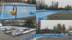 Areál koupaliště Hulín - sdružené snímky