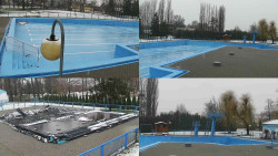 Areál koupaliště Hulín - sdružené snímky