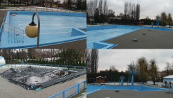 Areál koupaliště Hulín - sdružené snímky