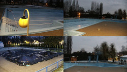 Areál koupaliště Hulín - sdružené snímky