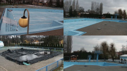 Areál koupaliště Hulín - sdružené snímky