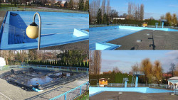 Areál koupaliště Hulín - sdružené snímky