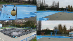 Areál koupaliště Hulín - sdružené snímky