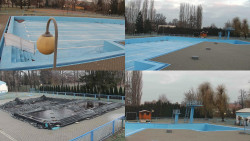 Areál koupaliště Hulín - sdružené snímky