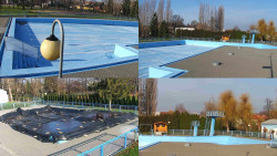 Areál koupaliště Hulín - sdružené snímky