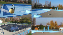 Areál koupaliště Hulín - sdružené snímky