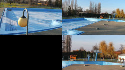 Areál koupaliště Hulín - sdružené snímky