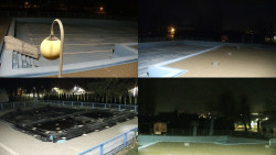 Areál koupaliště Hulín - sdružené snímky