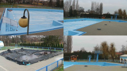 Areál koupaliště Hulín - sdružené snímky