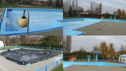 Areál koupaliště Hulín - sdružené snímky